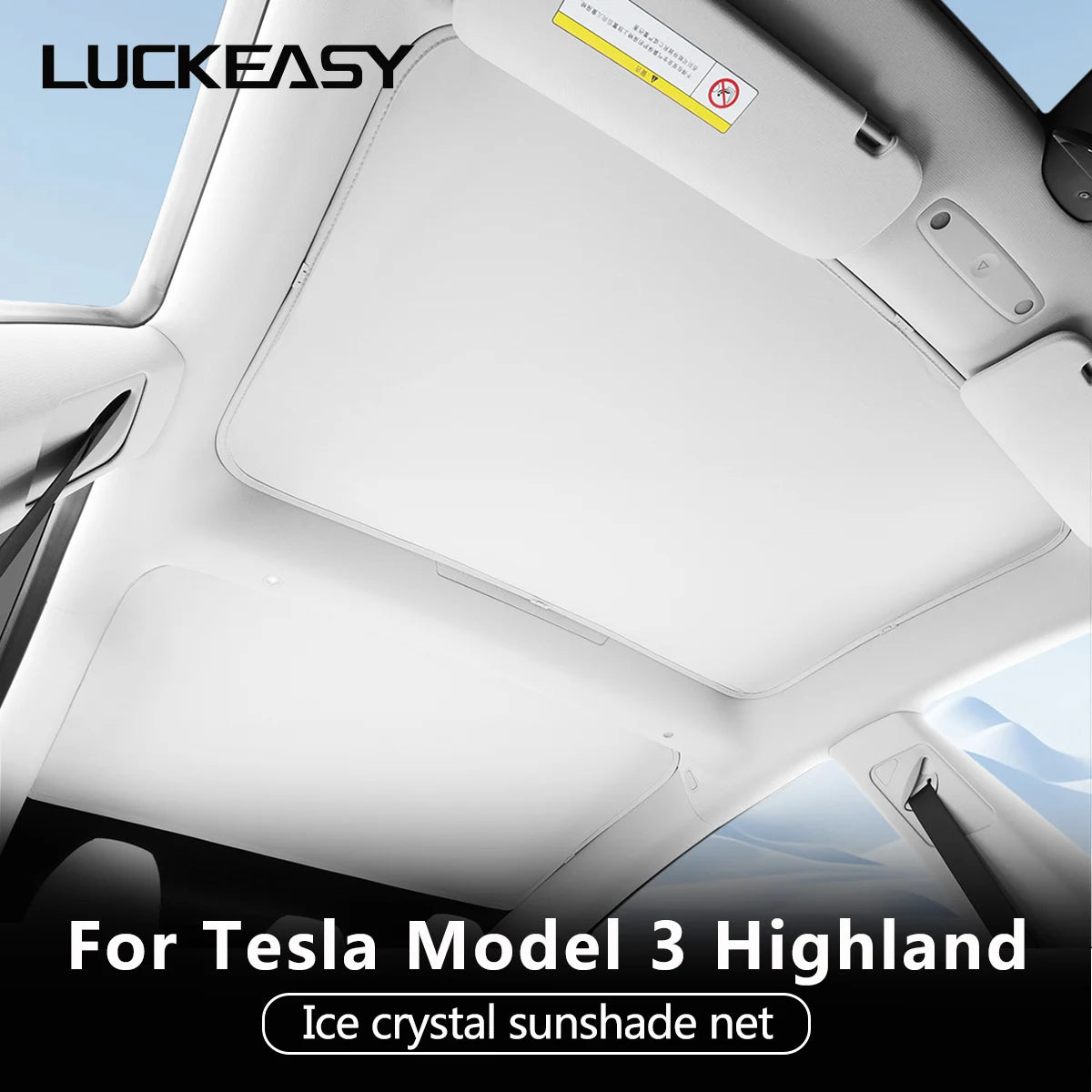 Car Skylight Sunshade Net for Tesla Model 3 Highland 2023/2024