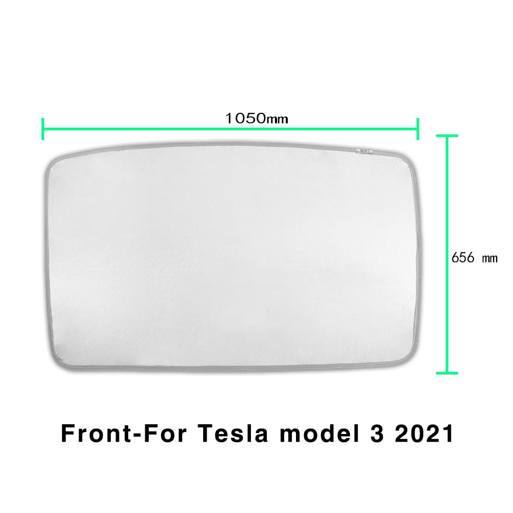 Sunshade for Tesla Model 3 Roof