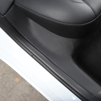 Leather Door Sill Protector for Tesla Model 3