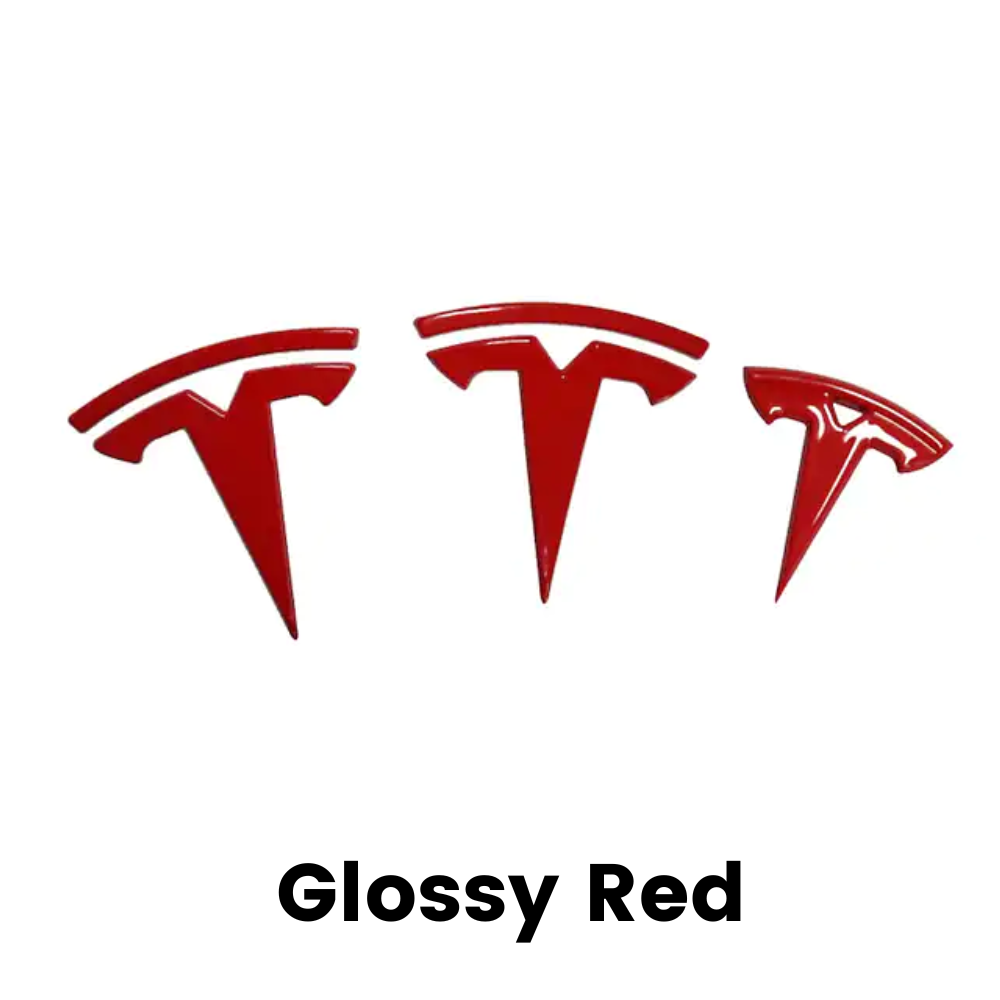 Tesla Badge Caps for Model 3 or Y