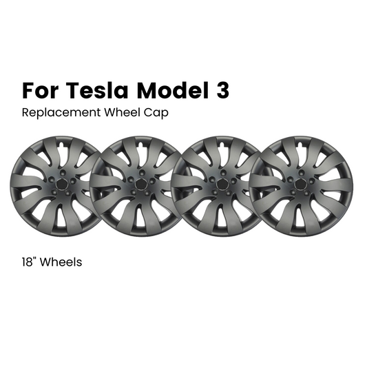 Turbine Wheel Covers - Model 3 - 18"
