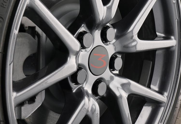 Aero Wheel Centre Caps for Tesla Model 3
