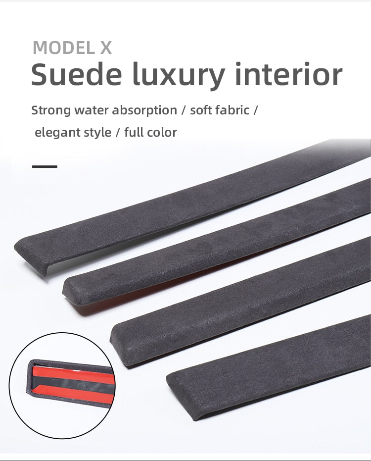 Suede Fabric Interior Protectors for Tesla Model S & X