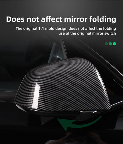 Side Mirror Replacement Covers for Tesla Model Y